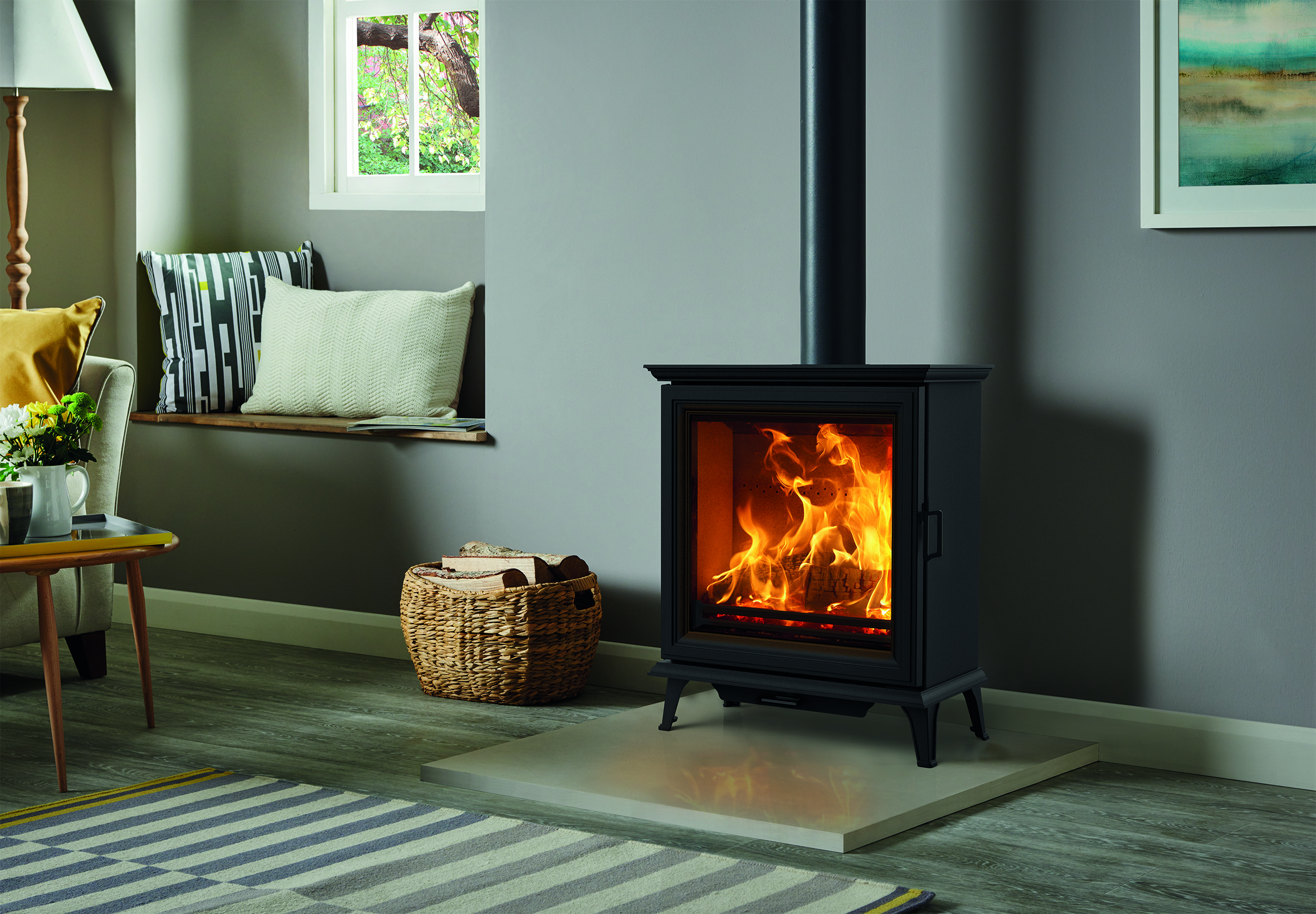 Sheraton 5 Wide woodburning