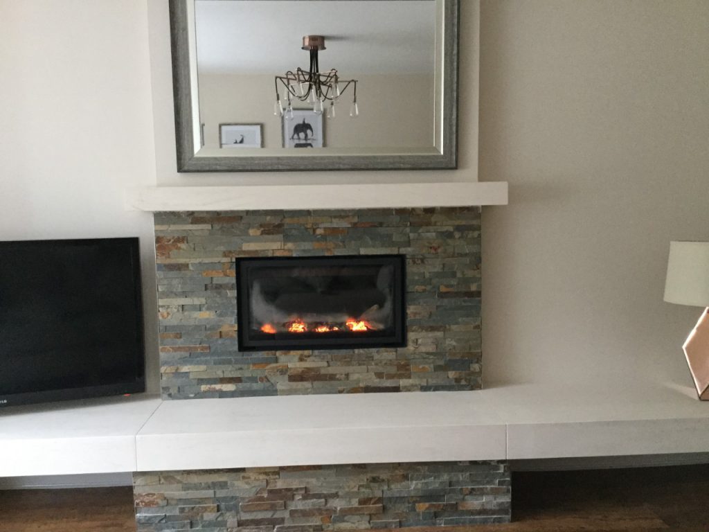 Fireplace Replacement and Room Transformation