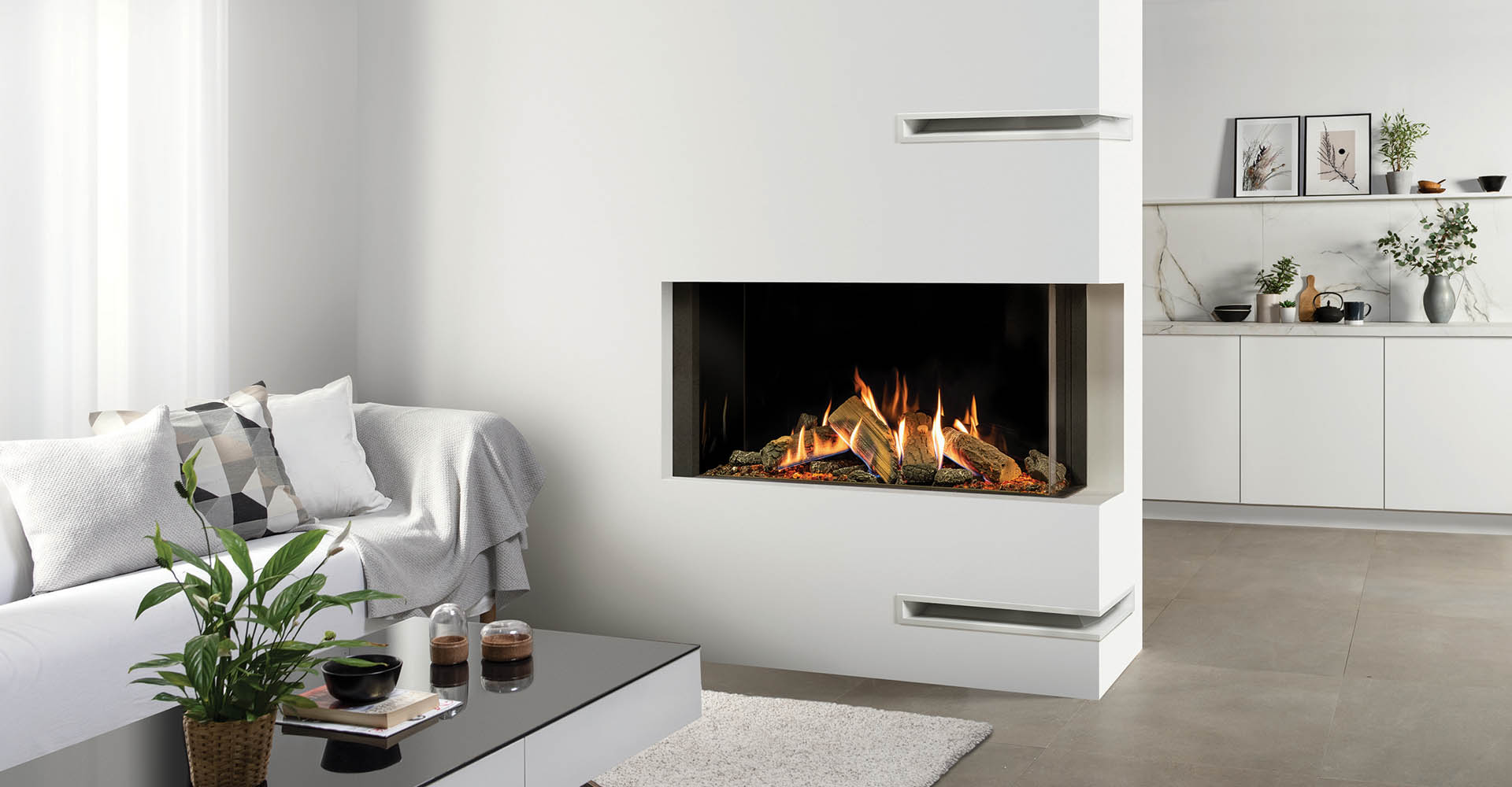 Corner Gas Fireplaces